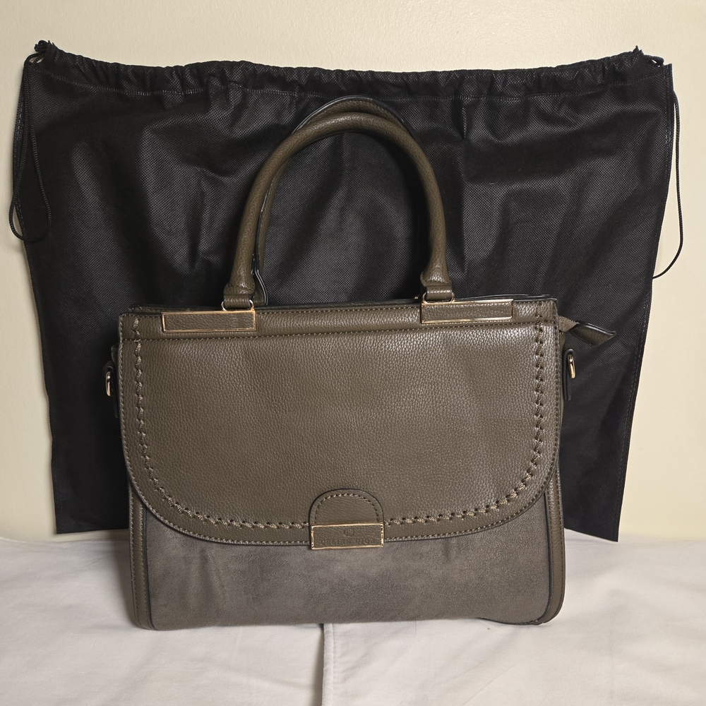 Celine Dion Elegant Taupe Handbag